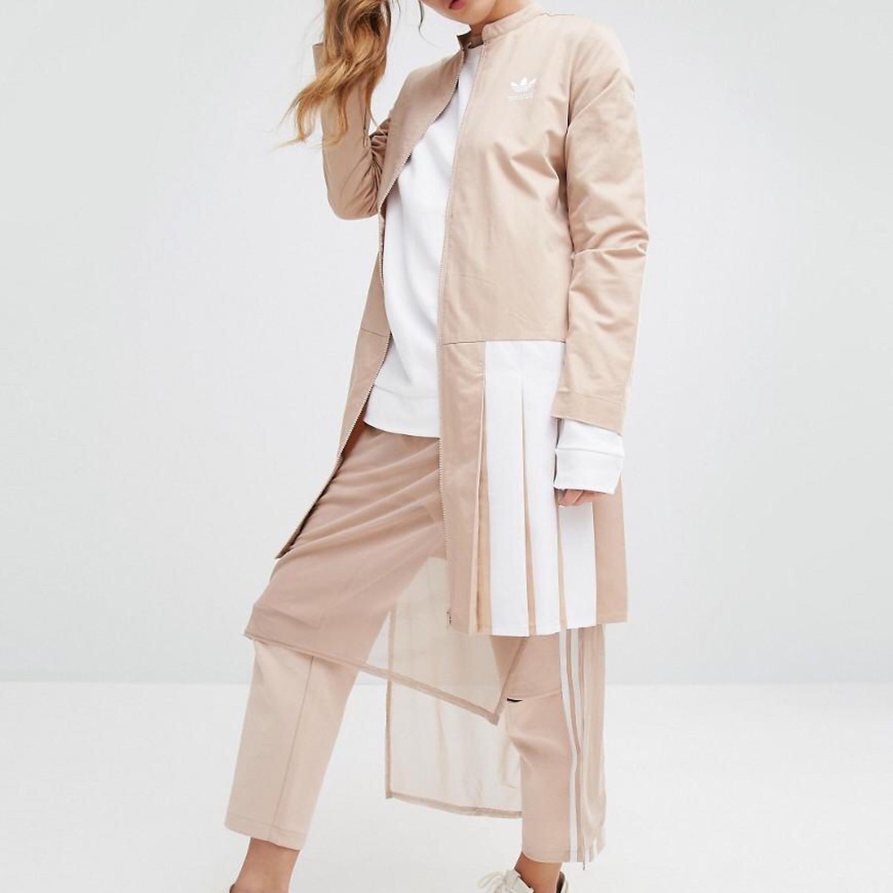 🌸Adidas Originals Pleated Twill Jacket